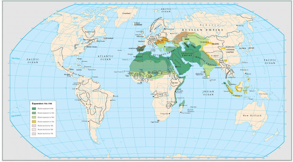4- 750 - 1700 yili sonrasi islam genislemesi