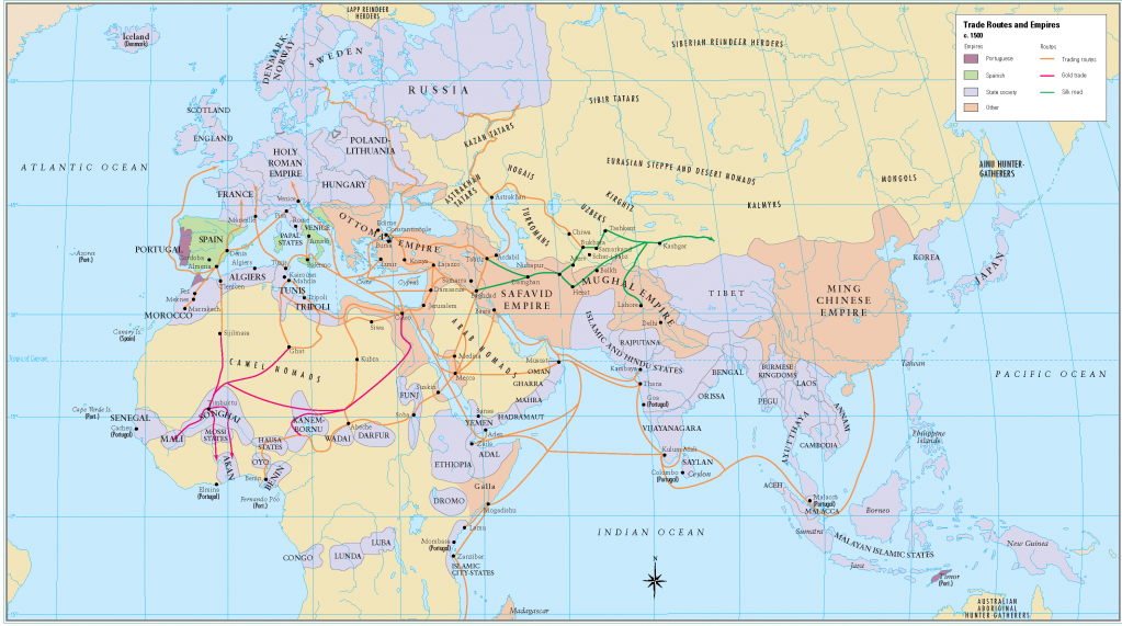 15- 1500 de ticaret yollari ve imparatorluklar