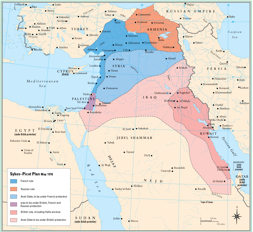 29- Sykes-Picot Anlasmasi - 1916